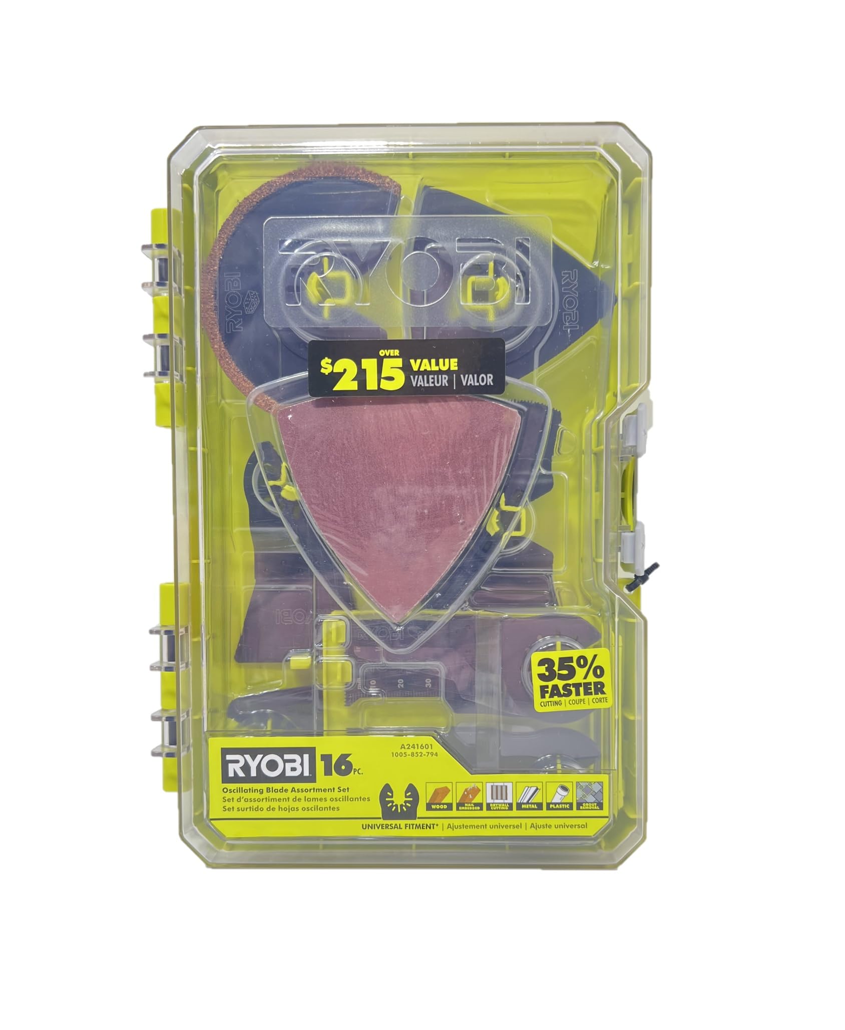 Ryobi 18-Volt Multi-Tool with 16-Piece Oscillating Multi-Tool